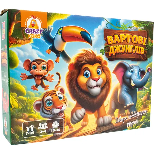Настольная игра Vladi Toy развлекательная. Часовые джунглей (VT8055-47) - фото 1