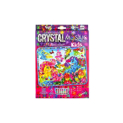 Набор креативной творчества Crystal Mosaic Kids, Danko Toys