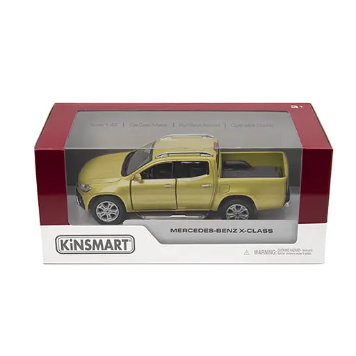 Металевий інерційний пікап Mercedes-Benz X-Class 5", відкриваються двері (В асортименті) - фото 2
