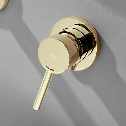 Змішувач для умивальника Rea Lungo Long + Box прихованого монтажу gold REA-B0370 Золотий - фото 6