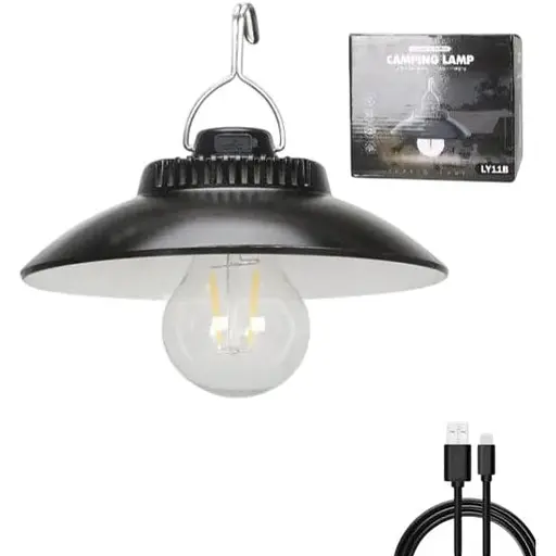 Лампа для кемпинга RB 446 кемпинговый светильник аккумуляторный подвесной с крючком Camping Lamp LY11B - фото 1