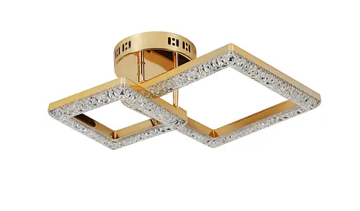 Люстра светодиодная акриловая VALESO 2726/1+1 GD 25W*2 - фото 2