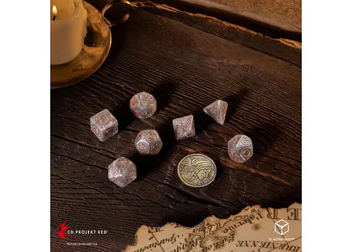 Набор кубиков The Witcher Dice Set. Ciri - Elder Blood , 7 шт. (SWCI04) - фото 3