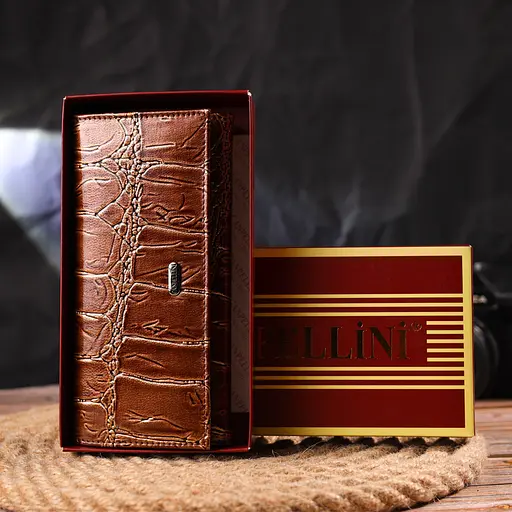 Кошелек женский из натуральной фактурной кожи Canpellini 17.7х9х2 см acs0029708 - фото 8