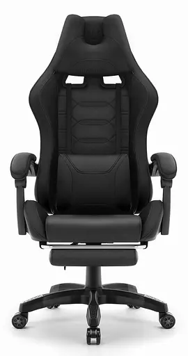 Компьютерное кресло Hell's HC-1039 Black (тканина) - фото 1