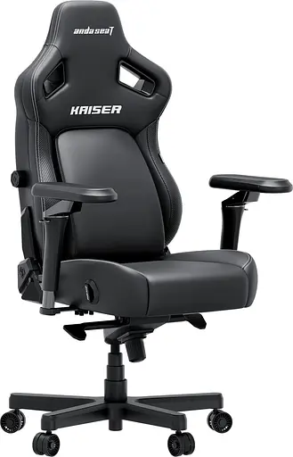 Игровое кресло Anda Seat Kaiser 4 V2 Elegant Black PVC Size XL (AD12YDDC-XLL-20-B-PV/C-03) - фото 1