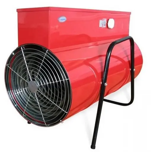 Електрична теплова гармата Vulkan 24 кВт, площа обігріву 240 кв.м., червоний, підлоговий, 380В, (24000 ТП) - фото 2