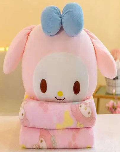 М’яка іграшка, 38 см, плед M18280