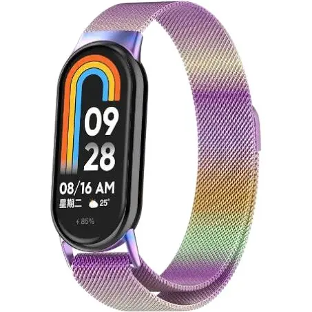 Ремешок DK CDK для Xiaomi Mi Smart Band 10 Metal Milanese Loop Magnetic (015814) (chameleon)
