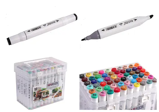 Набор скетчмаркеров MS, 60 цветов, 0228-60 - фото 2