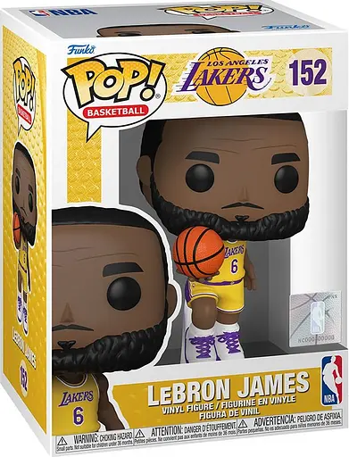 Фігурка Funko Pop Леброн Джеймс Лос Анджелес Лейкерс LeBron James LA Lakers 10см LAL LJ 152 - фото 3