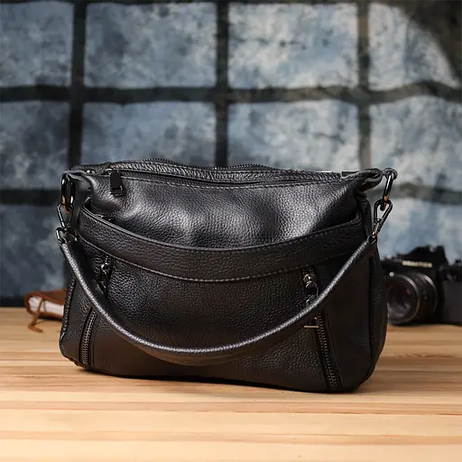 Женская сумка Vintage из натуральной кожи 26х19х10 см sum0027575 - фото 10