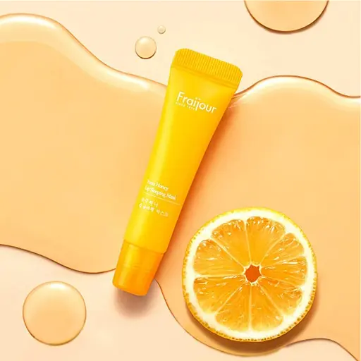 Нічна маска для губ з прополісом Yuzu Honey Lip Sleeping Mask Fraijour 12 г - фото 3