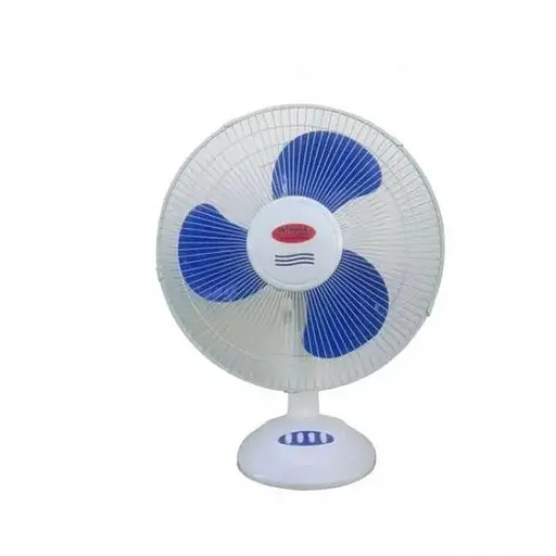 Настольный универсальный электрический вентилятор  WIMPEX WX-1601 с защитной решеткой и подставкой - фото 1