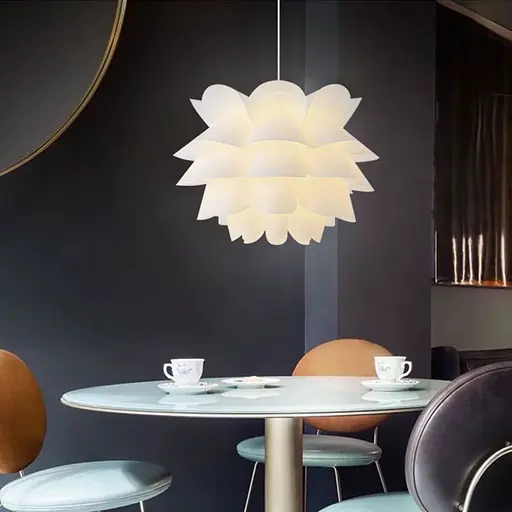 Світильник у формі білої квітки Ø 40 см | Арт. F 36X-400 | Line F - фото 1