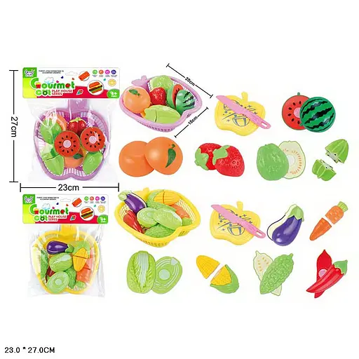 Набор продуктов A432-9A, продукты на липучках, аксессуары, в пакете (6976609400210) МИКС - фото 1