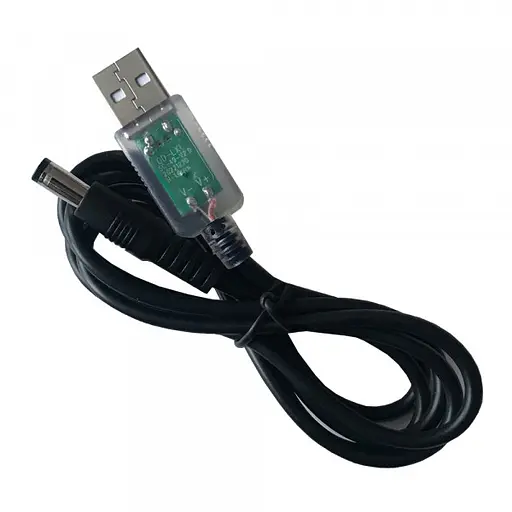 Кабель для питания роутера 12 в- DU33 USB- DC5521 router power cable 1 метр - фото 1