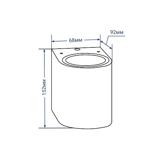 Мінімалістичний фасадний світильник | Line F | Арт. DH015 - фото 5