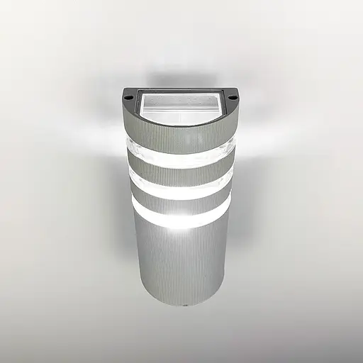 Вуличний настінний світильник у сірому корпусі Line F | Арт. 8021-1W GR - фото 3