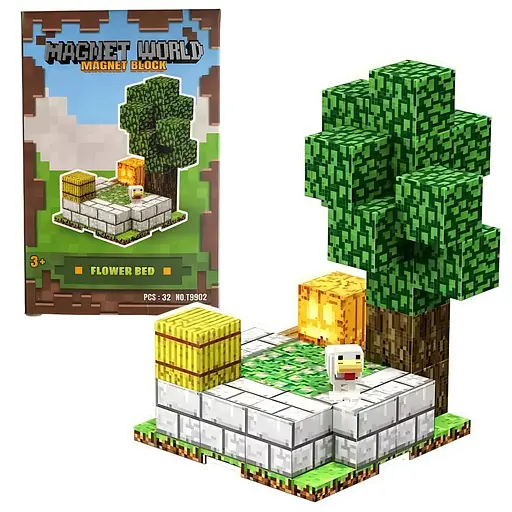 Магнітний конструктор Minecraft Відпочинок на 32 деталі (T9902)