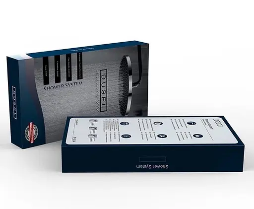 Душова система Dusel Collin Black (259307000), Чорний матовий - фото 8