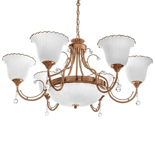 Люстра подвесная Brille классическая в гостиную BKL-045S/9 E27 FG - фото 3