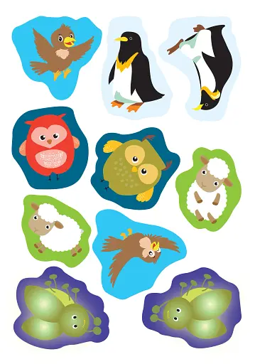 Мої улюблені наліпки. Кваплива гусінь - фото 4