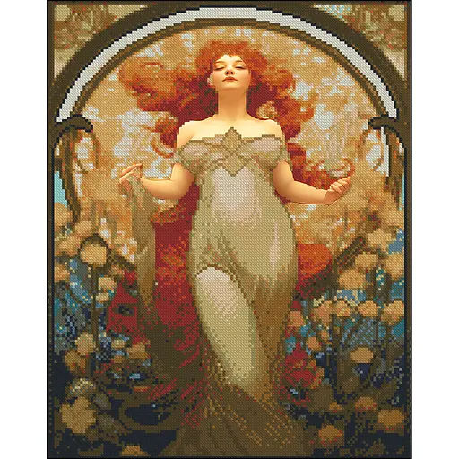 Алмазная мозаика Strateg ПРЕМИУМ Женская сила без подрамника размером 40х50 см (ZAV4050-42) - фото 1