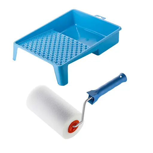 Валик "Поролоновый" 150х80 мм с ручкой и ванночка Polax (770-172) - фото 1