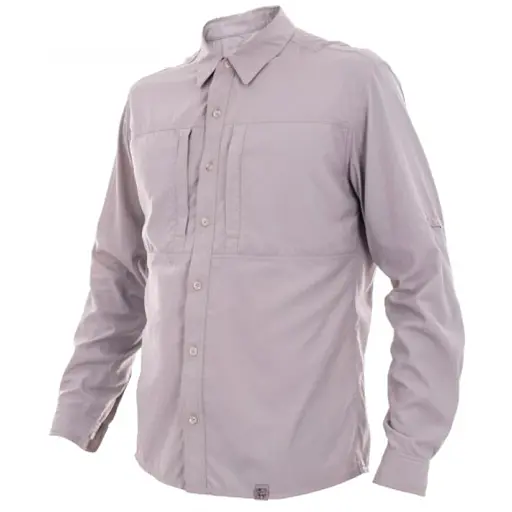 Сорочка Fahrenheit Solar Guard Light UPF 50+ S/R Grey - фото 2