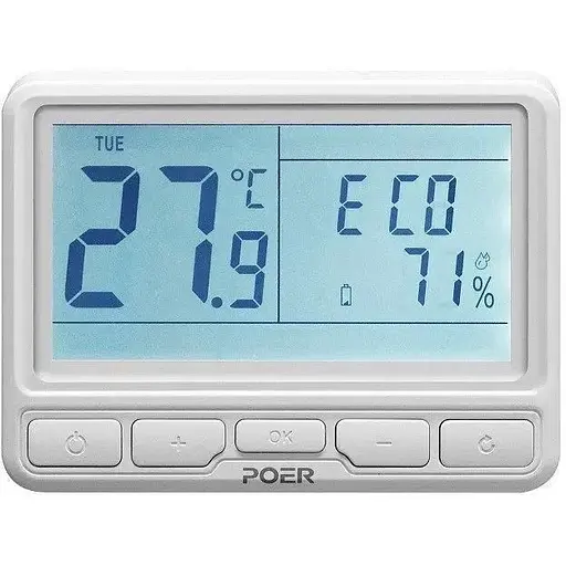 Термостат Poer PTC10-WIFI бездротовий з wifi терморегулятором для котла і теплої підлоги  - фото 2