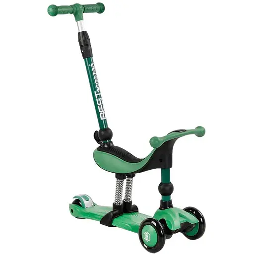 Самокат дитячий Best Scooter складаний 12 Оливковий 000255099
