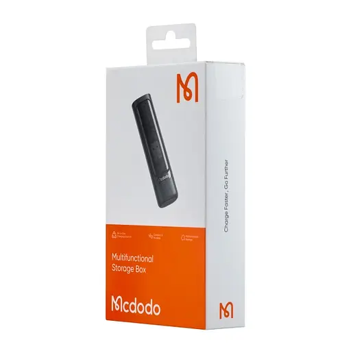 Набір дорожній адаптерів і кабелів 9 в 1 Mcdodo Multifunctional Storage Box WF-1720 чорний - фото 3