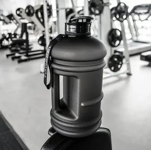 Бутылка для воды с ручкой для кемпинга спортивных тренировок походов без BPA 2.2 л - фото 4