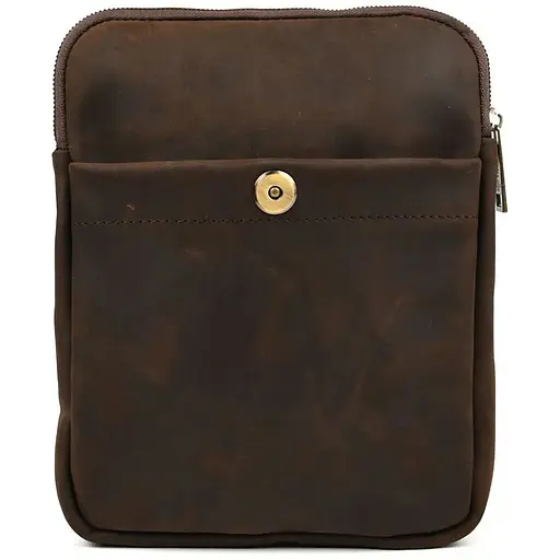 Шкіряна сумка через плече Tarwa 19х25х2 см sum0028314 - фото 1