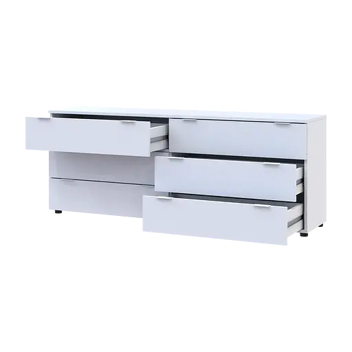 Комод Doros Рон 9 Белый 6 Ящик 160х38х62 (41516175) - фото 3