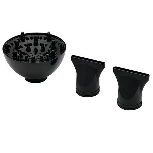 Фен для сушіння волосся Sokany SK-14002 концентратор дифузор 2 швидкості 2 режими роботи Чорний 2400 Вт - фото 2