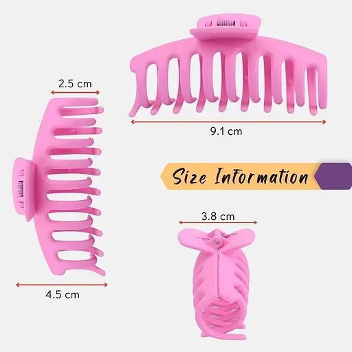 Подарунковий набір шпильок для волосся Hair Claws Clips QAIMERs 3.6 дюймові матові 7 шт. - фото 3