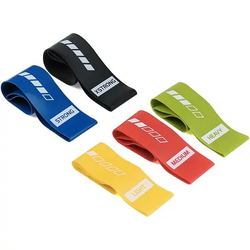 Набір резинок для фітнесу Gymtek 0,5-30кг 5 штук - фото 5