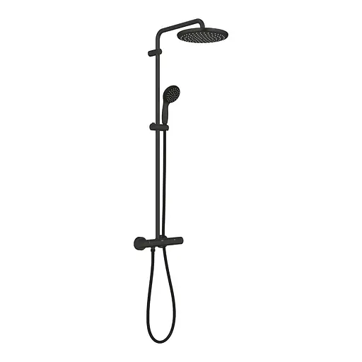 Душова система термостатична Grohe QuickFix Vitalio Start System 250 266772430, Чорний матовий - фото 4