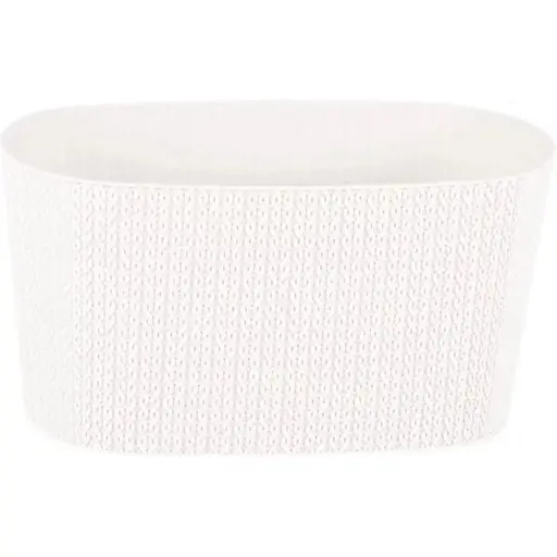 Вазон SUMELA 4.7l 290х154х148мм off-білий овальний