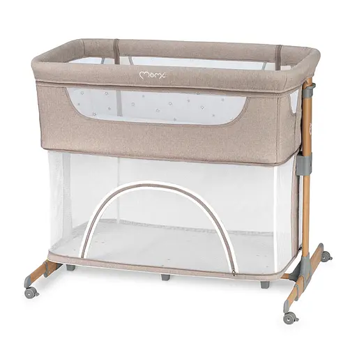 Ліжечко дитяче прямокутне MoMI Smart Bed 4in1 Beige (ŁÓŻE00001) - фото 6