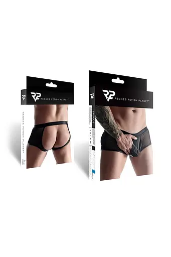 Мужские шорты Regnes Fetish Planet Otwartym M (черный) - фото 5