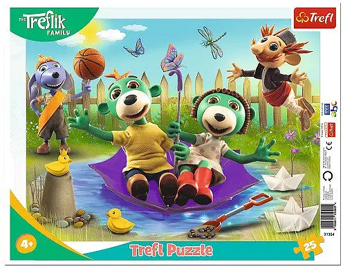 Набір Пазли 25 елементів (Рамкові) - "Родина Трефликів" - фото 1