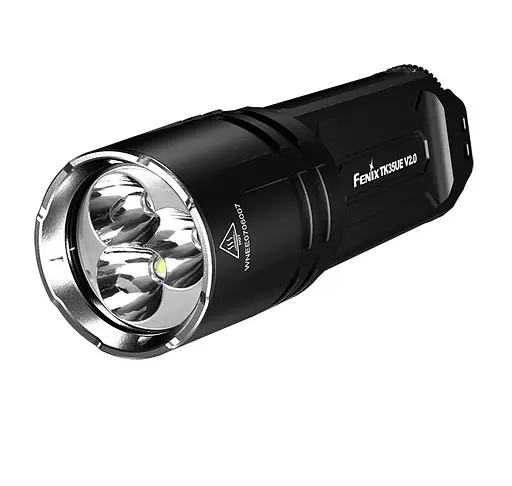 Ручной тактический фонарик Fenix TK35UE V2.0 5000лм 2 х 18650 (Черный) - фото 3