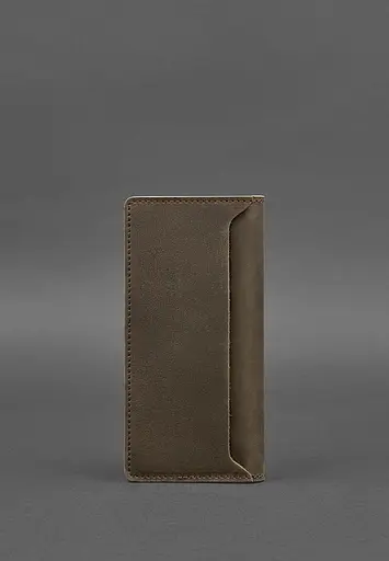 Шкіряне портмоне-купюрник 11.0 темно-коричневе - фото 5