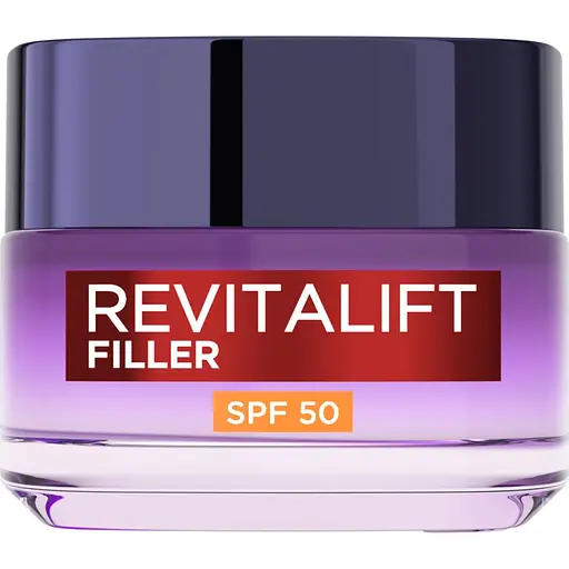 Дневной антивозрастной крем-уход L'Oreal Paris Revitalift Filler, для восстановления утраченного объема кожи лица, SPF 50, 50 мл (AA302800)
