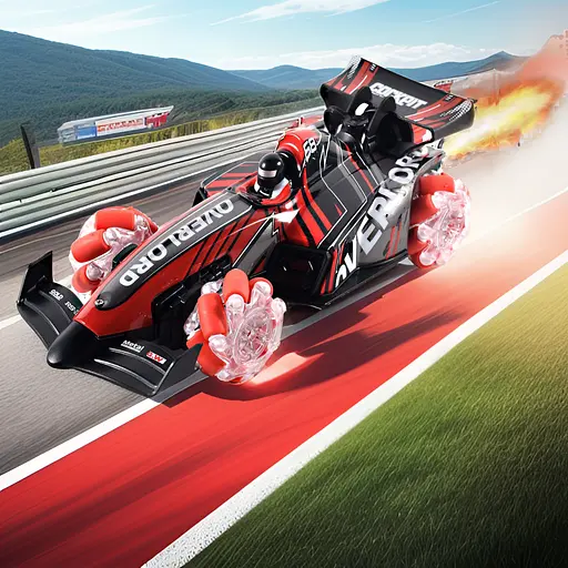 Машина на радіокеруванні, 2.4G, 25 см, звук, світло, пара, USB, 940-16A (В асортименті)