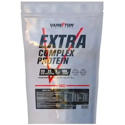 Протеин Vansiton Extra Complex Protein, 3.4 кг - Шоколад