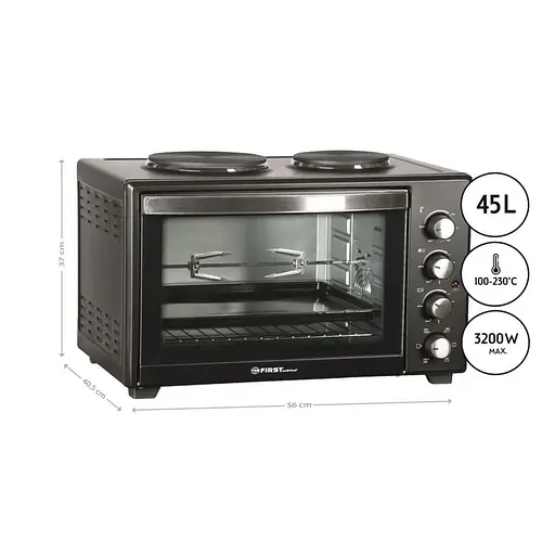 Настольная плита с духовкой First FA-5045-4 - фото 4